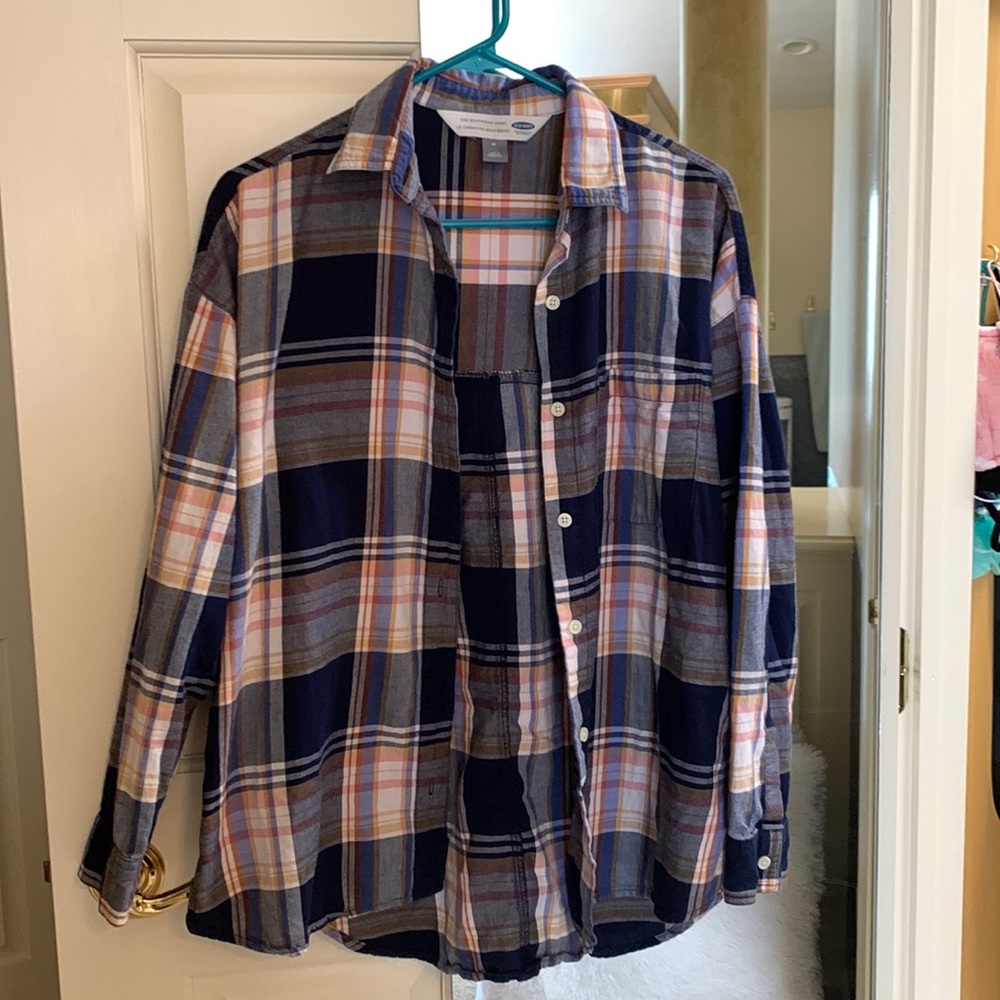 Old Navy boyfriend flannel